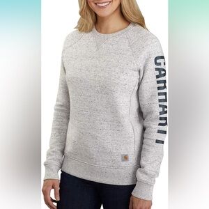 BRAND NEW Women’s Medium Gray Carhartt Mid-weight Crewneck